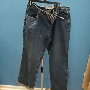 Harley Davidson ladies boot cut Jean's, size 18.